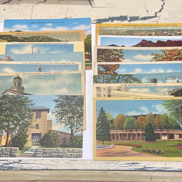 Vintage Linen Postcard Bundle - Picture 1 of 16